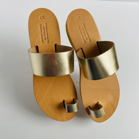 Lamé Sandal