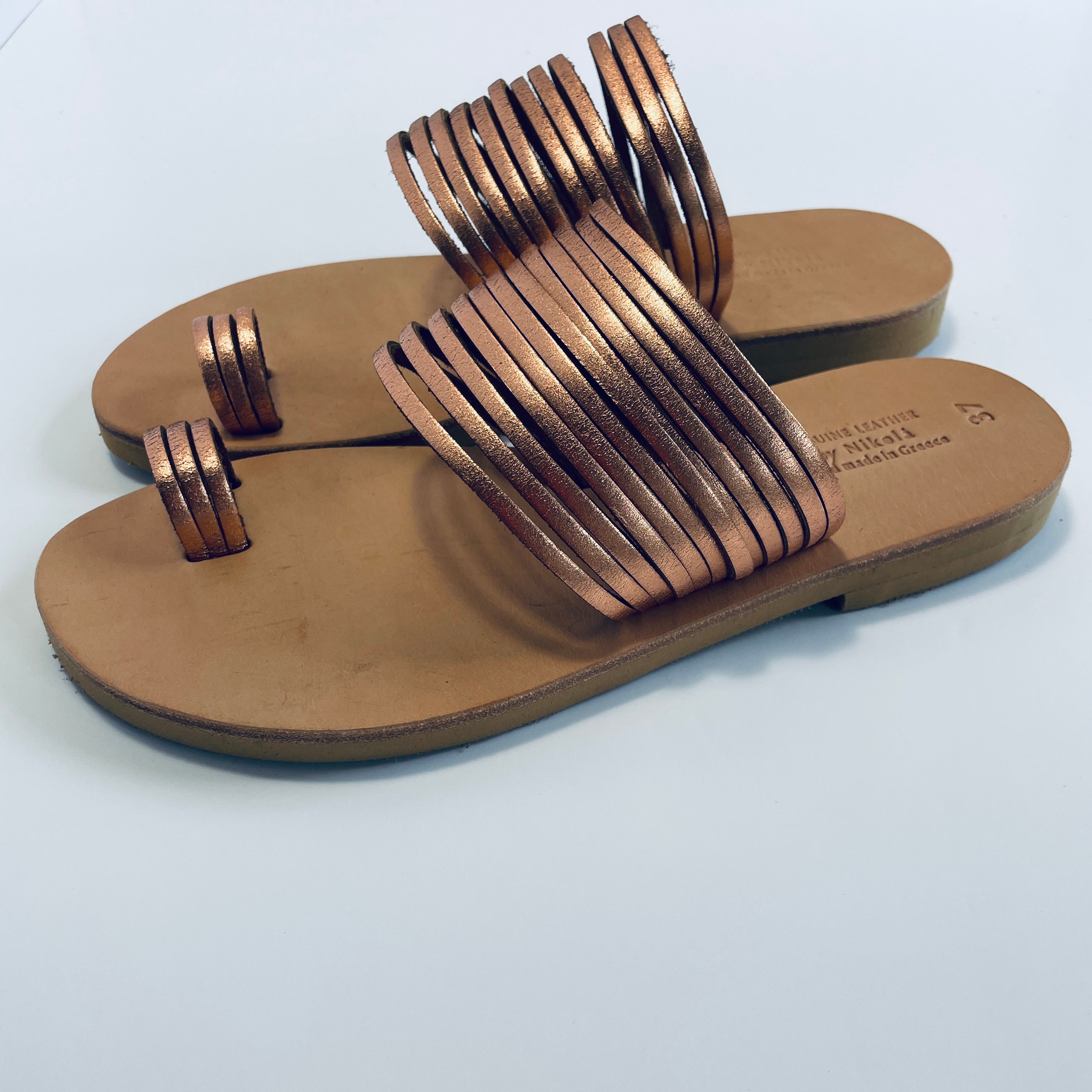 Lamé Sandal