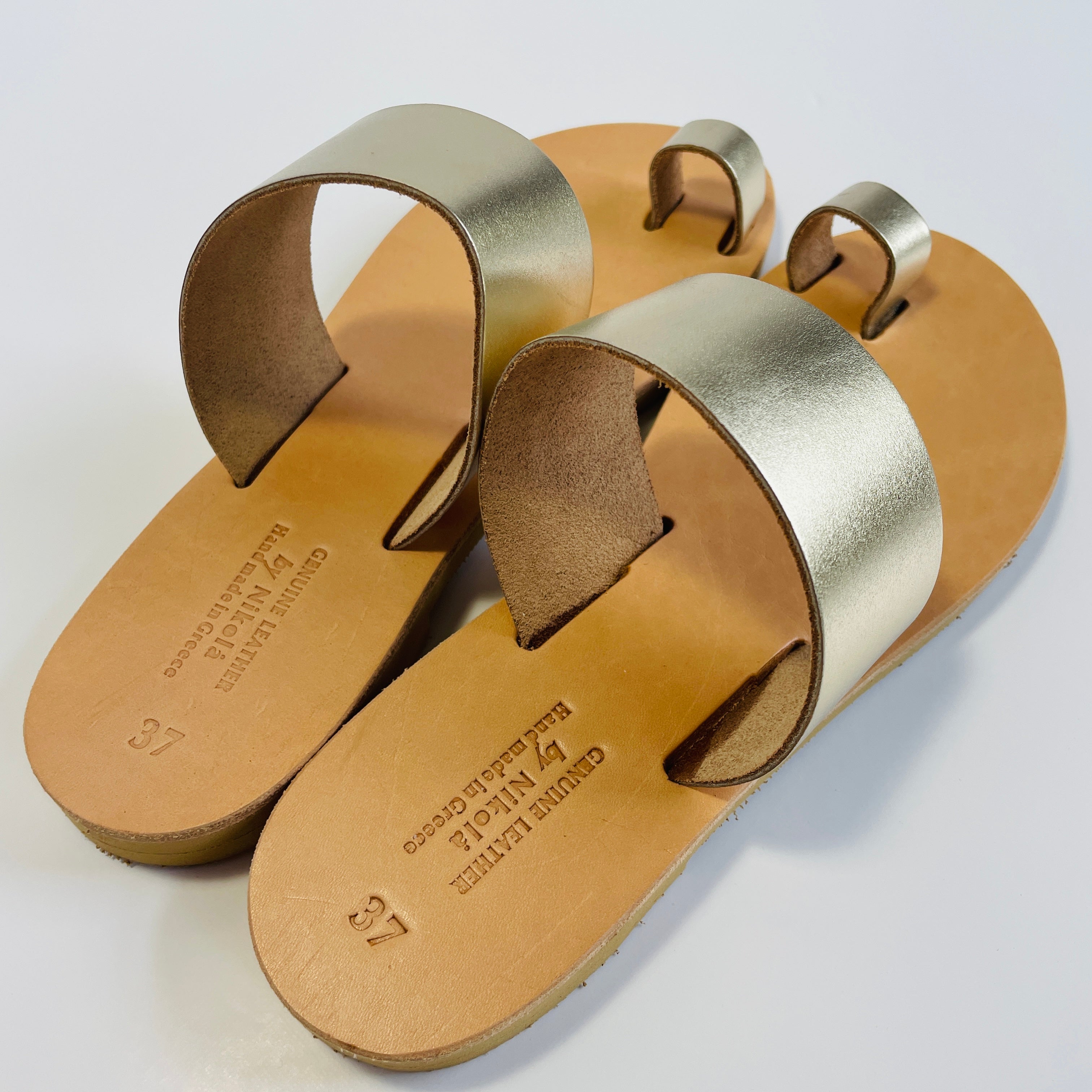 Lamé Sandal
