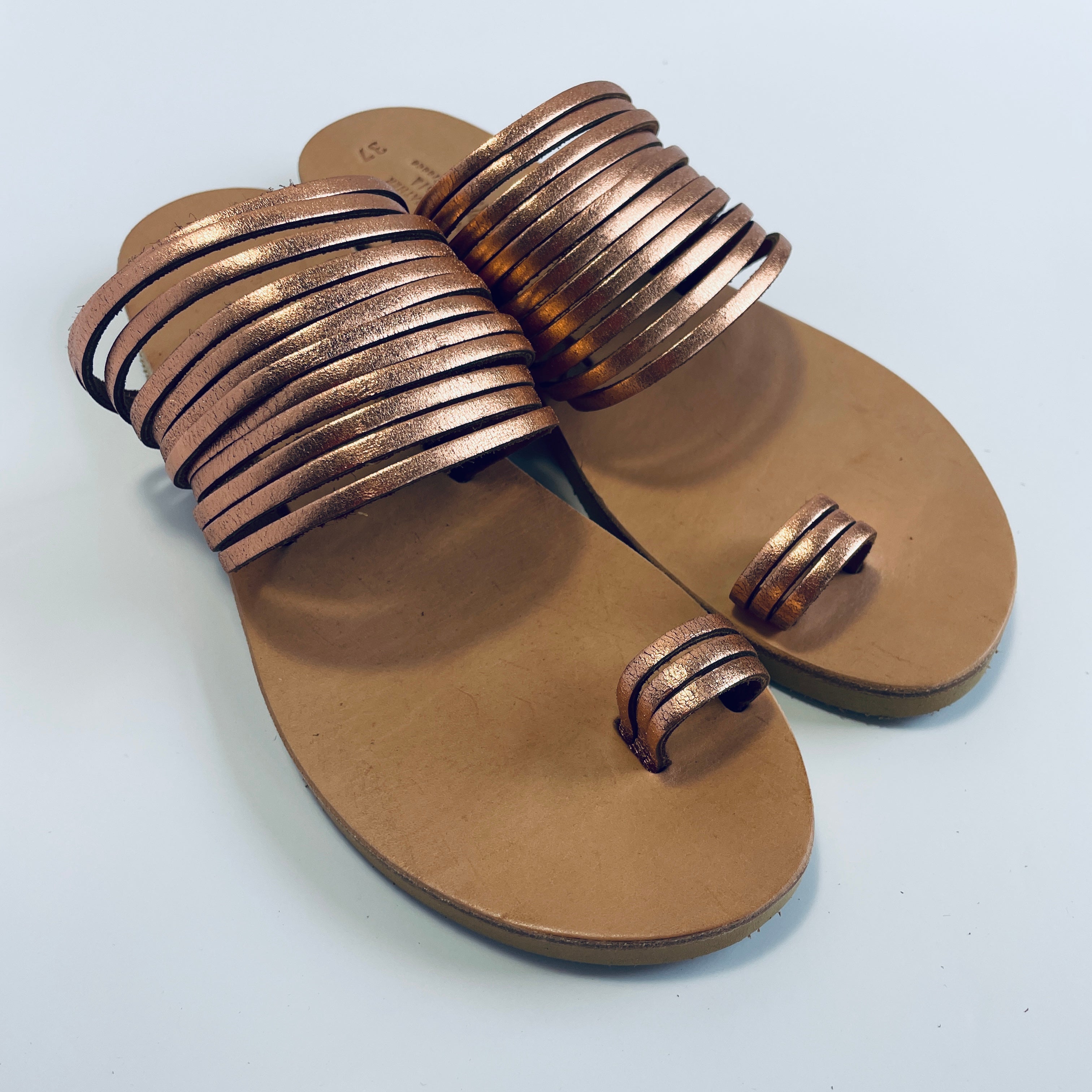Lamé Sandal