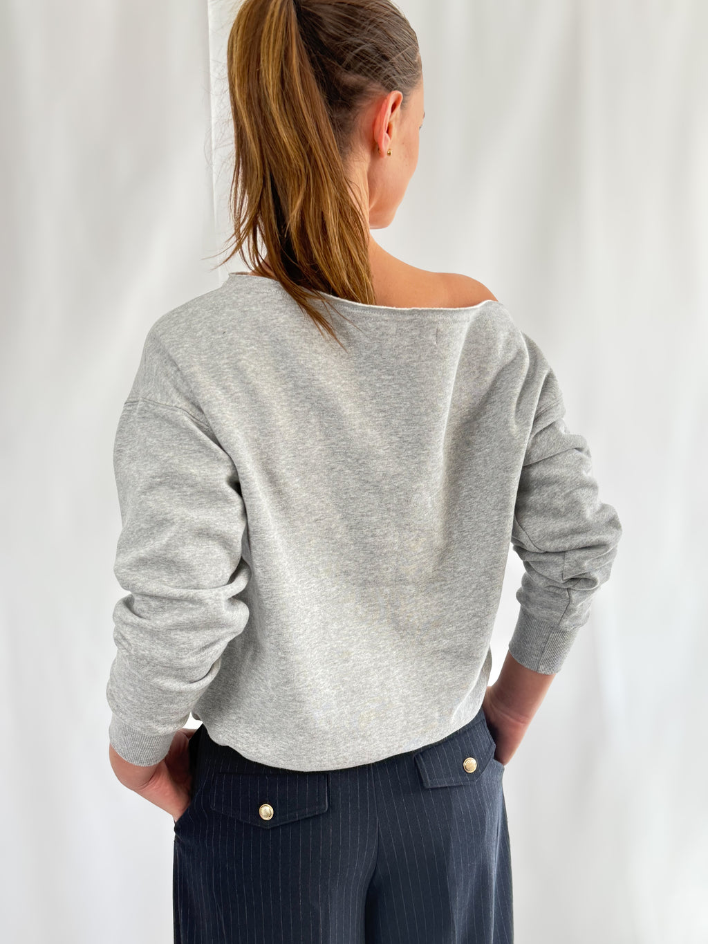 Off The Shoulder Sweatshirt