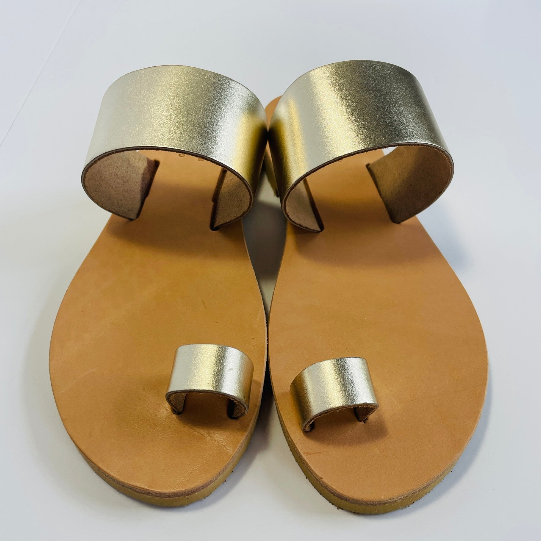 Lamé Sandal