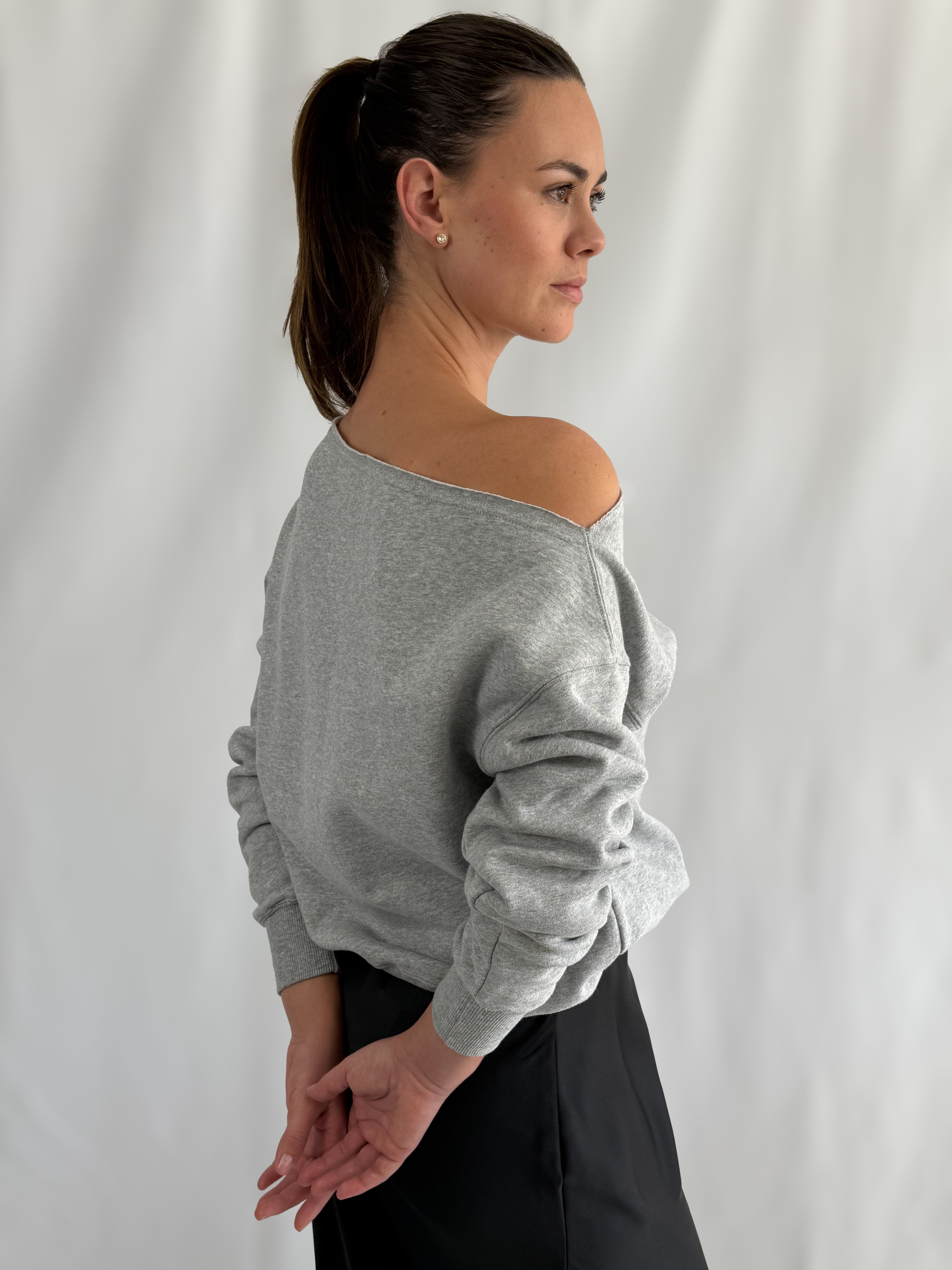 Off The Shoulder Sweatshirt