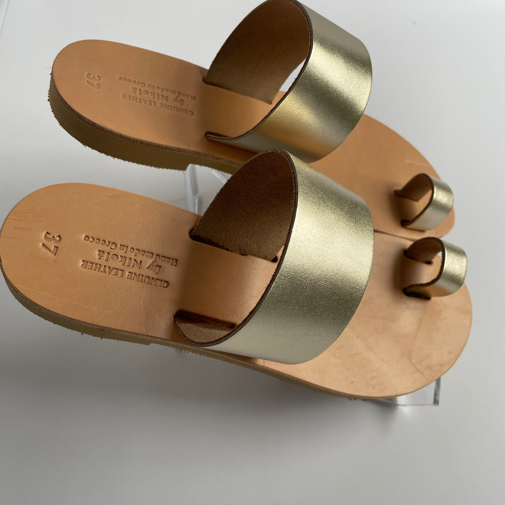 Lamé Sandal