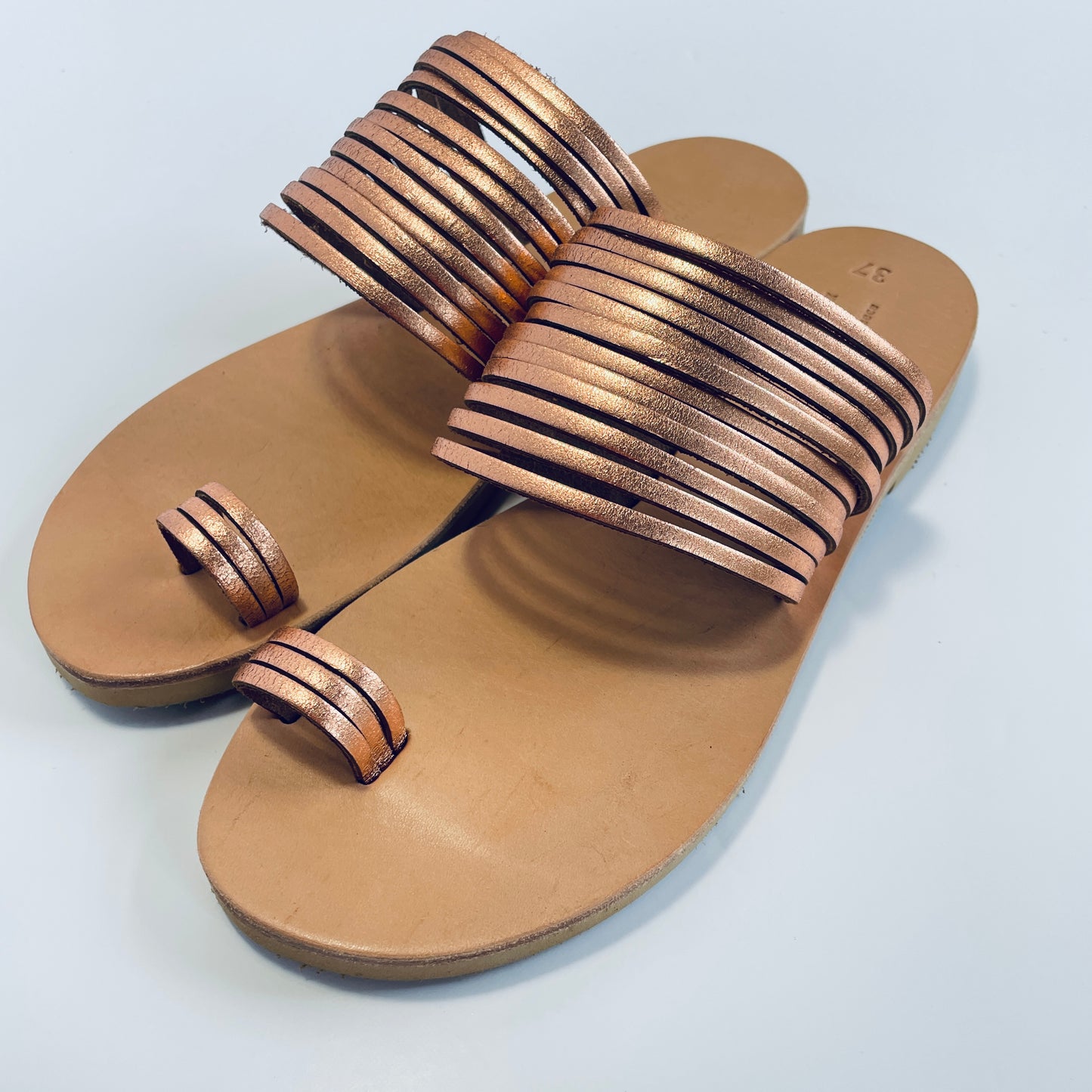 THE LAMÉ SANDAL