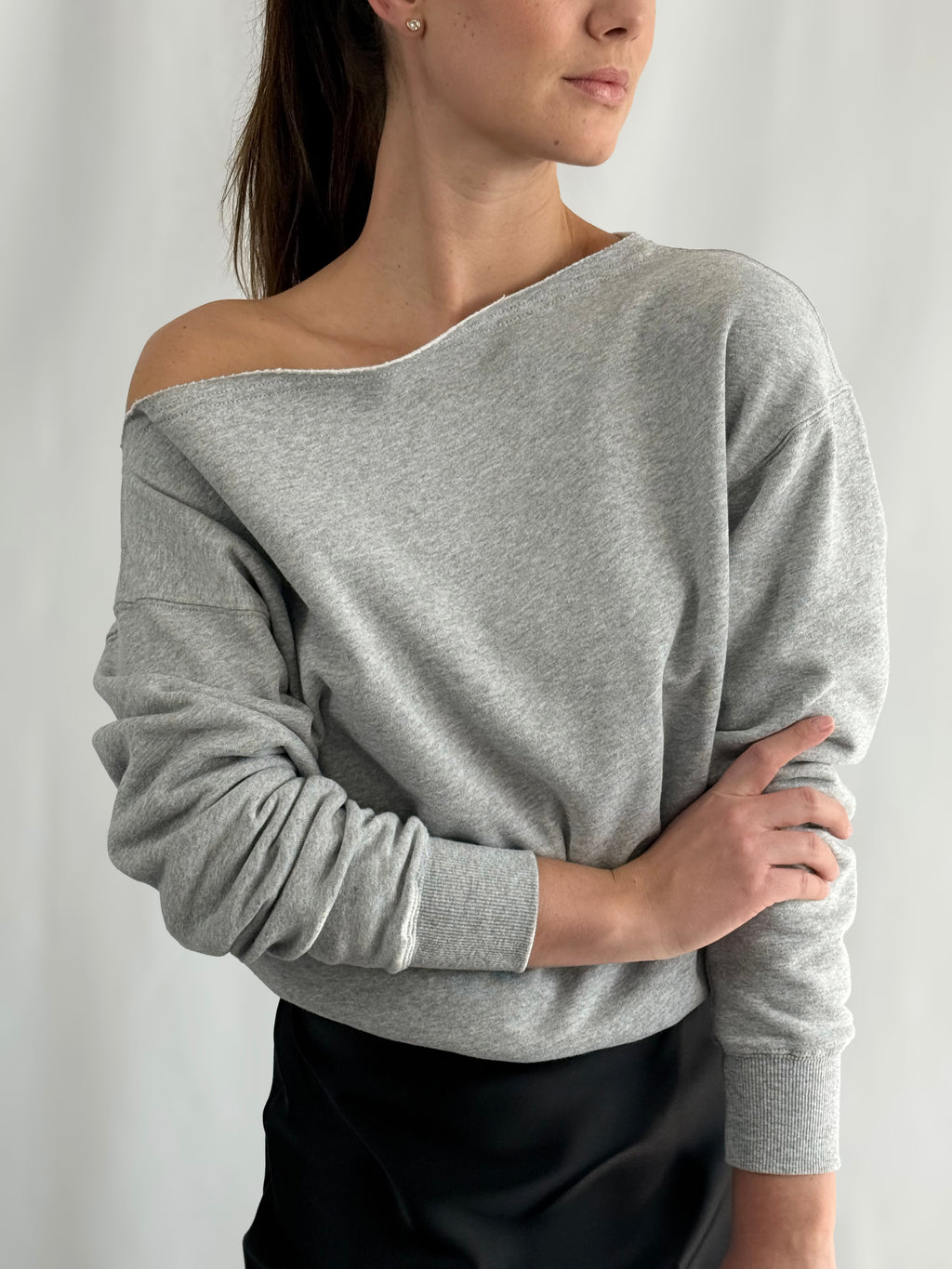 Off The Shoulder Sweatshirt