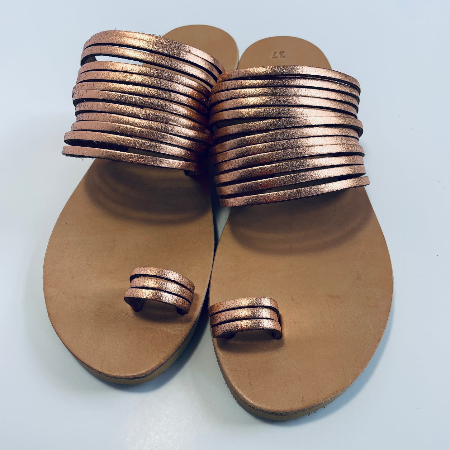 THE LAMÉ SANDAL