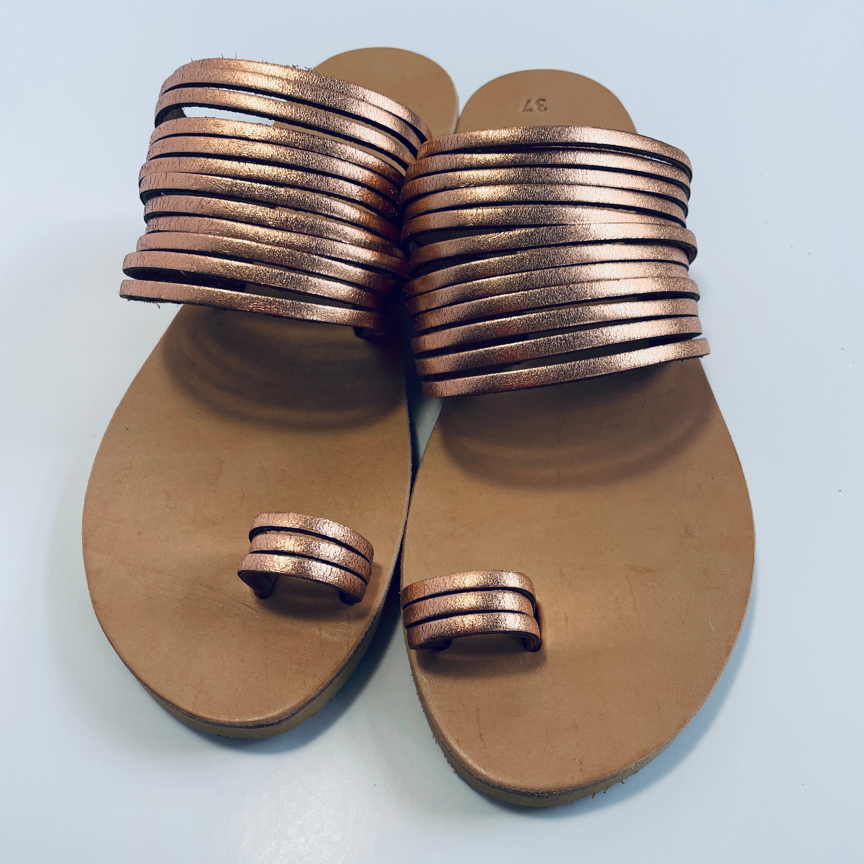 Lamé Sandal
